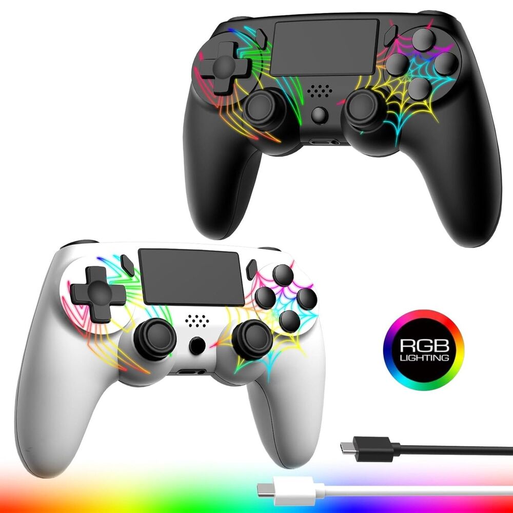 INCOMPLETE Pack Wireless Controller for PlayStation4 PC 1000mAh Battery, RGB
